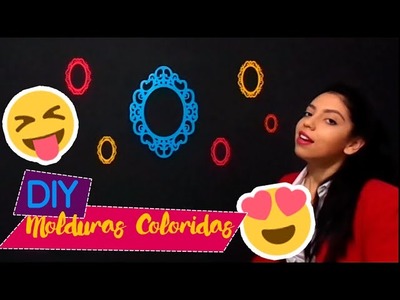 DIY - Parede com Molduras Coloridas
