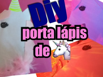 DIY: porta lapís de unicórnio