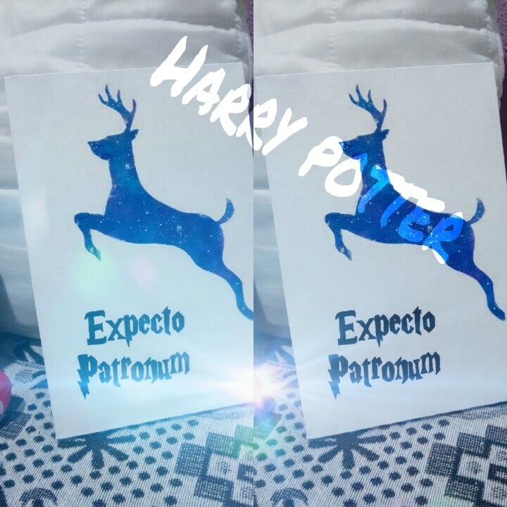 DIY :: Quadro Expecto Patronum - Harry Potter