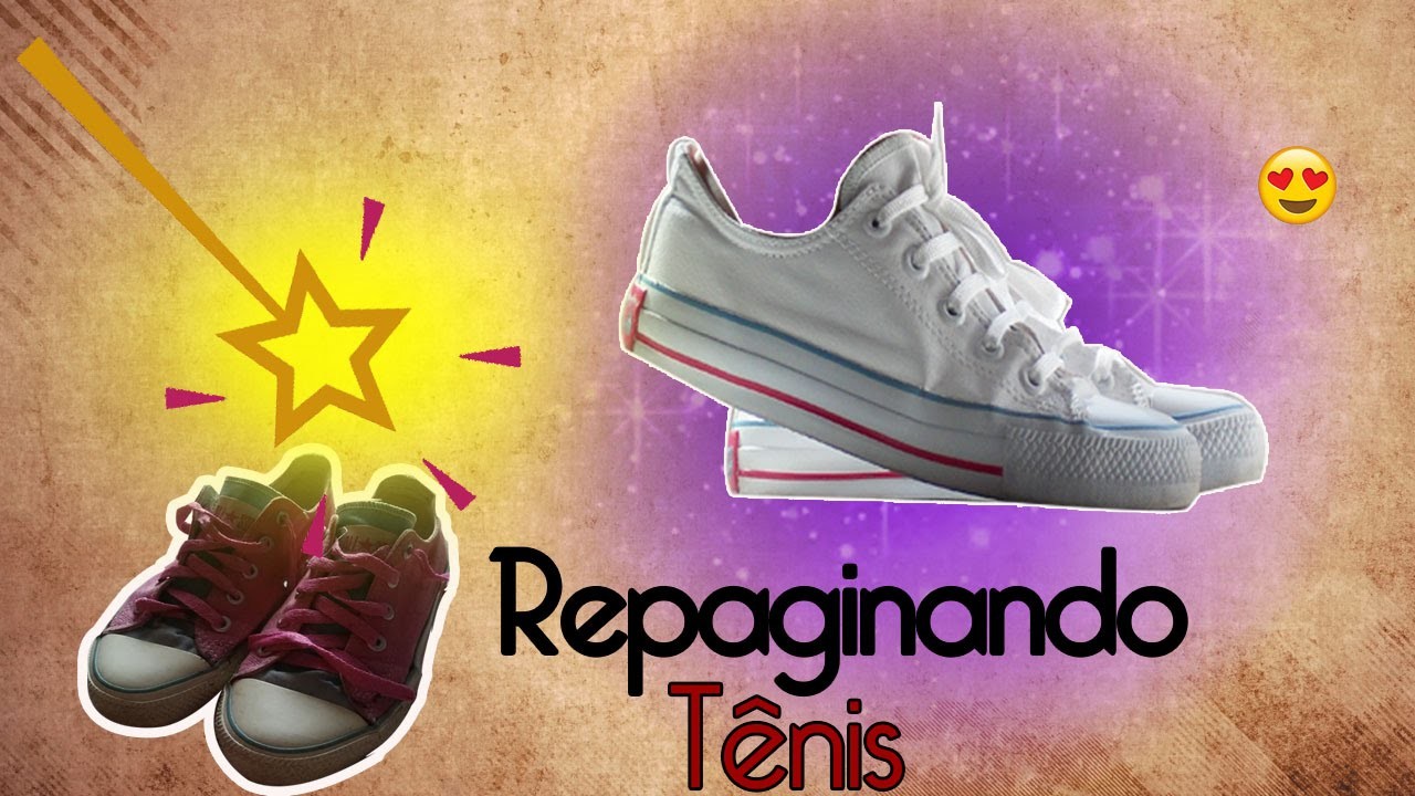 DIY - Repaginando Tênis All Star - Bordando TV