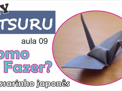 DIY | Como fazer um tsuru de origami (aula 09) - Dobrando mais rápido 02