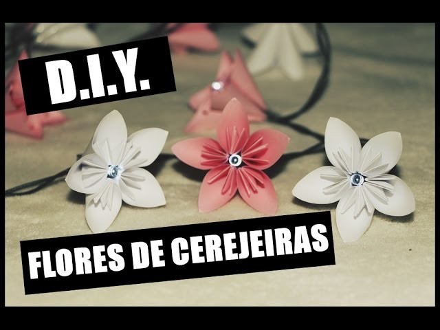 D.I.Y. - Flores de Cerejeira Iluminadas (com pisca-pisca de Natal) ♡