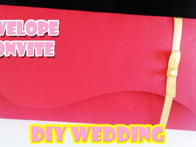 DIY casamento: Envelope para convite | DIY WEDDING