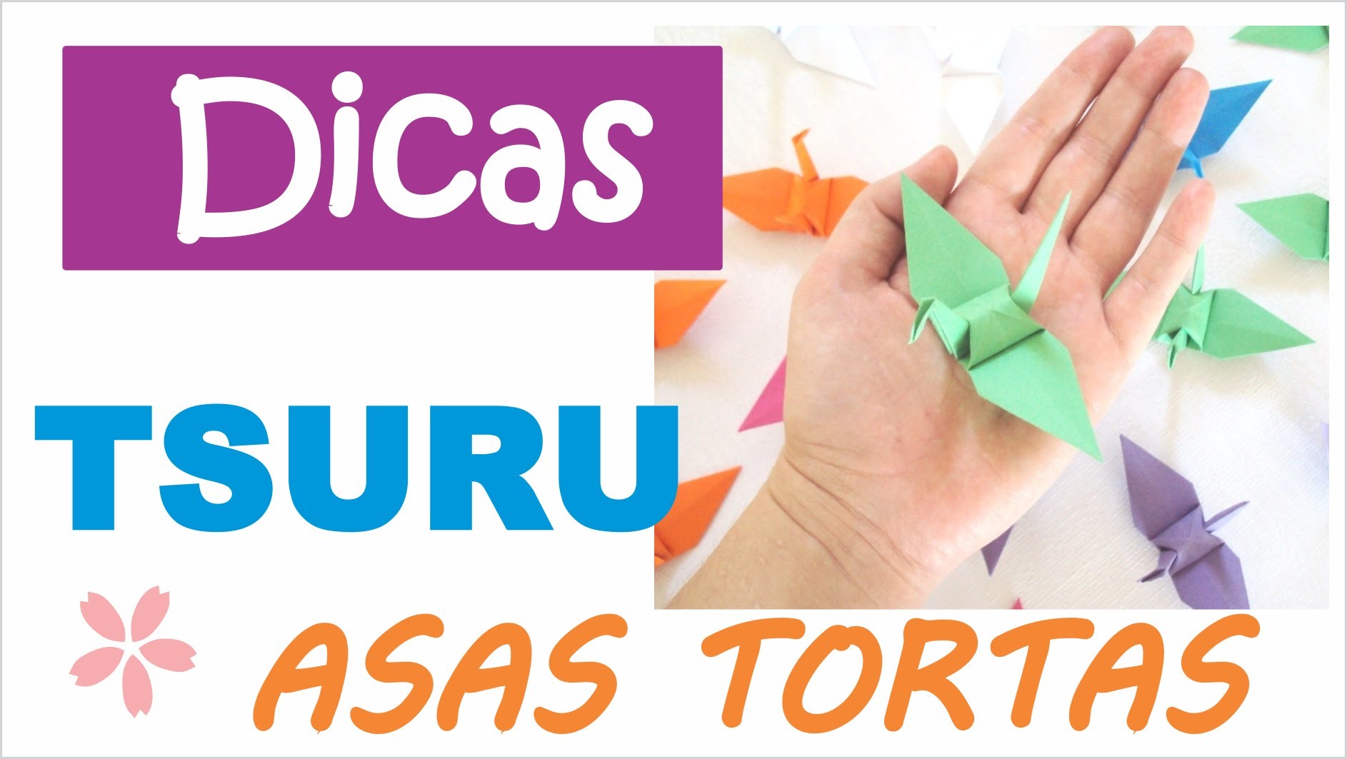 DIY | Como fazer um tsuru de origami (aula 04) - asas tortas