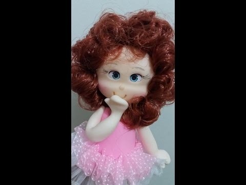 DIY- Fran aulas - boneca cabeluda topo