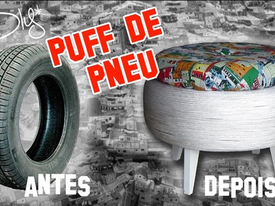DIY - Puff de Pneu | Decoração de Ambientes :: Rebeca Salvador