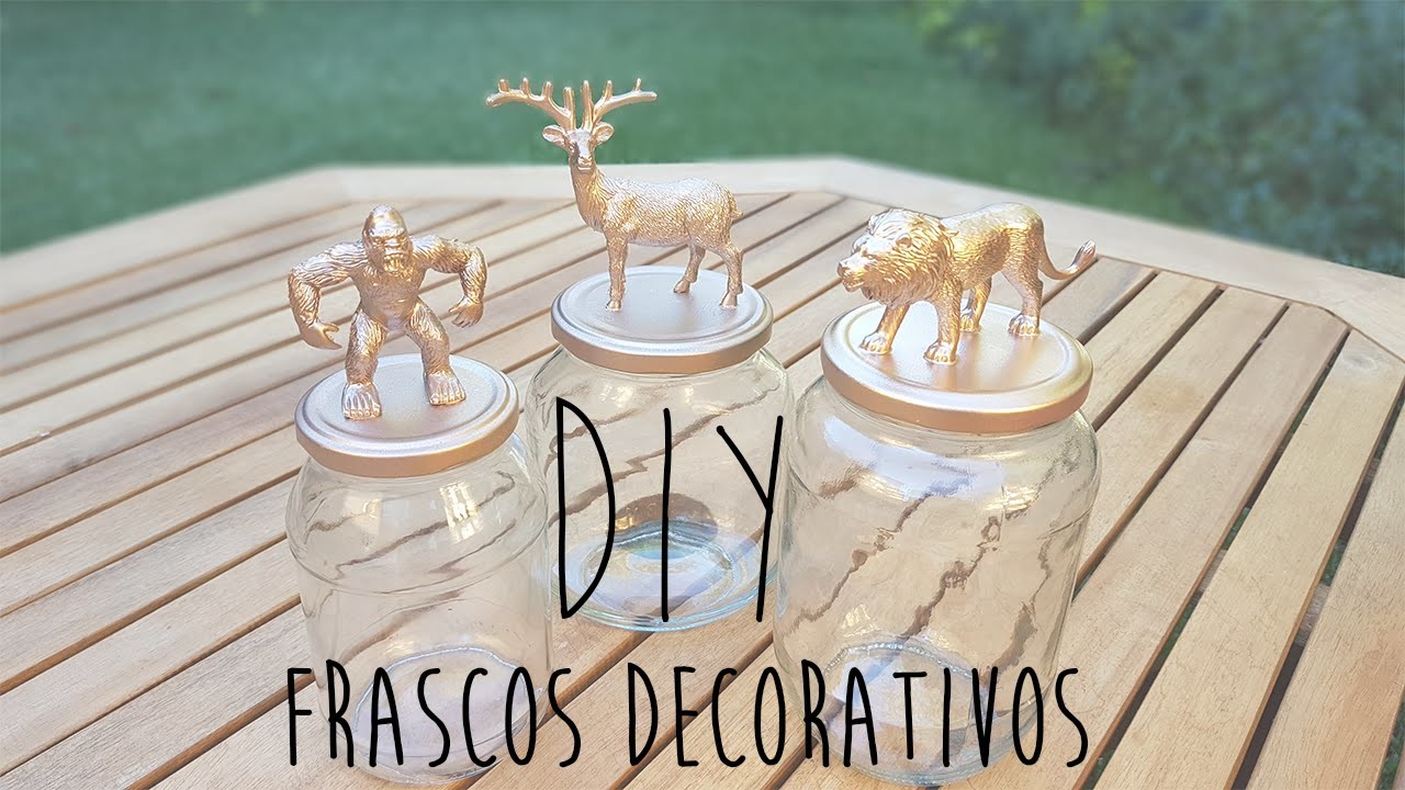 DIY Frascos Decorativos