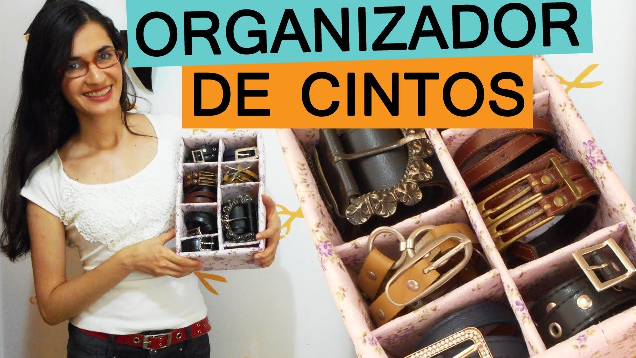 DIY ORGANIZADOR DE CINTOS | Customizando - Mariely Del Rey