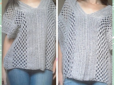 Bata Fashion em Croche. Fashion Crochet Cover up