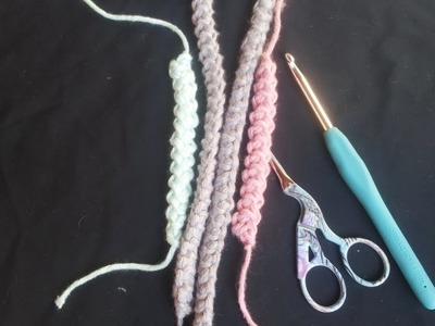 Cordão em croche. Crochet I cord