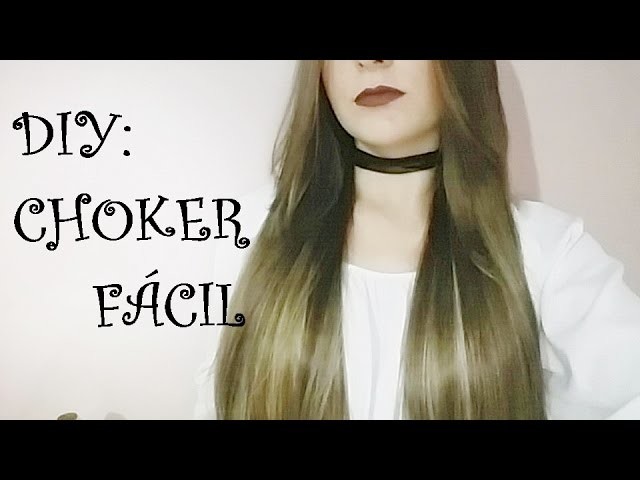 DIY: Faça sua própria CHOKER  |  fácil