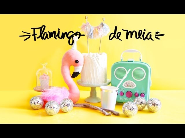 DIY: Flamingo de Meia