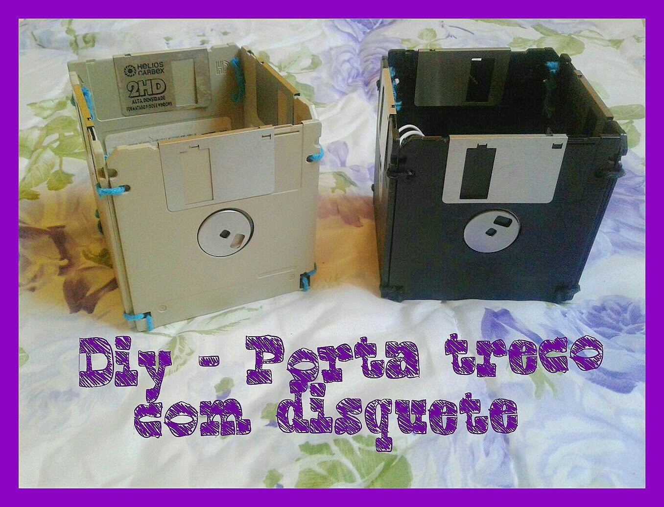 Diy - Porta treco de disquete - Diy geek