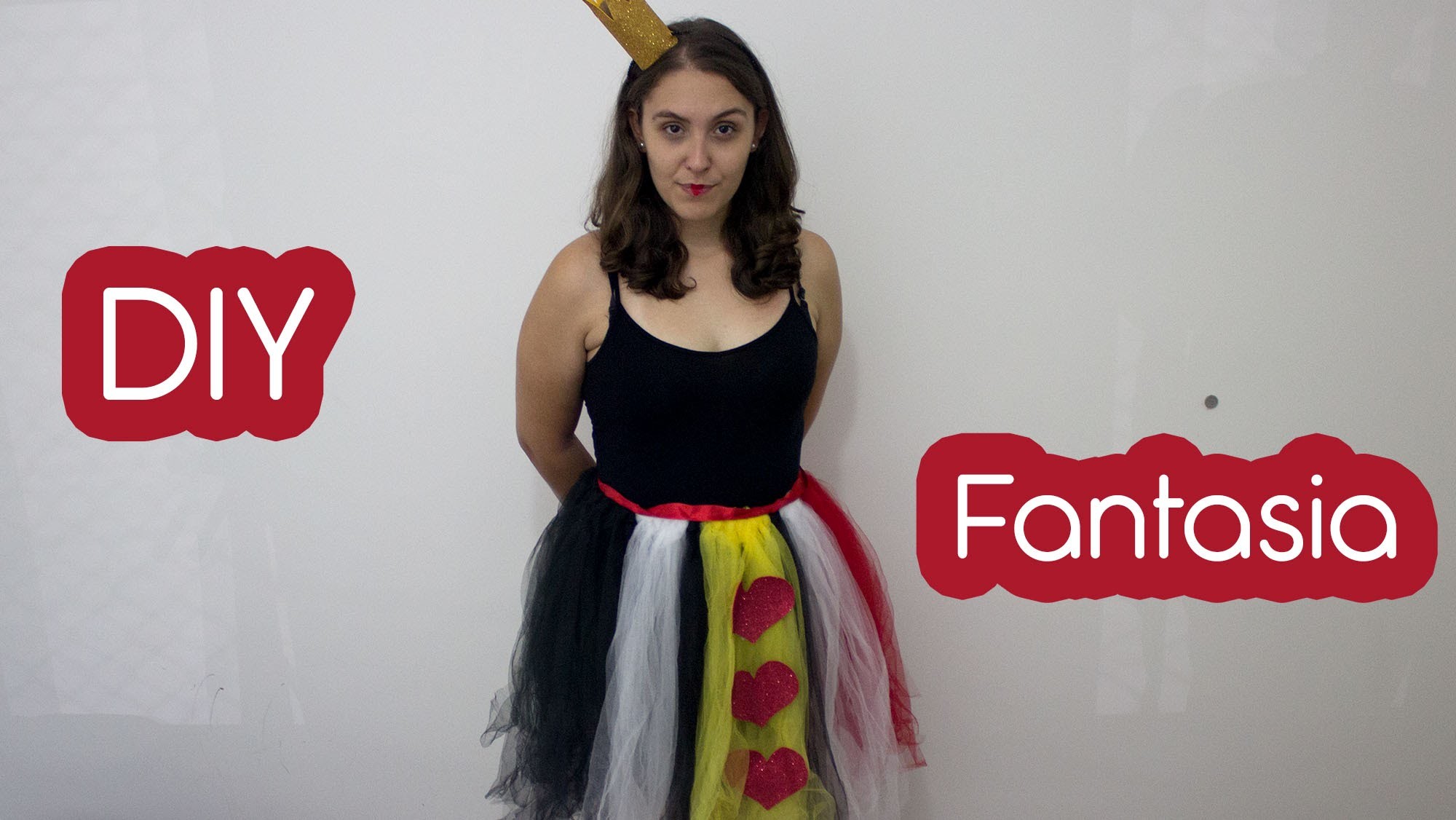 Faça Você Mesmo (DIY) Fantasia Rainha de Copas. Queen of hearts | Steh Barbosa