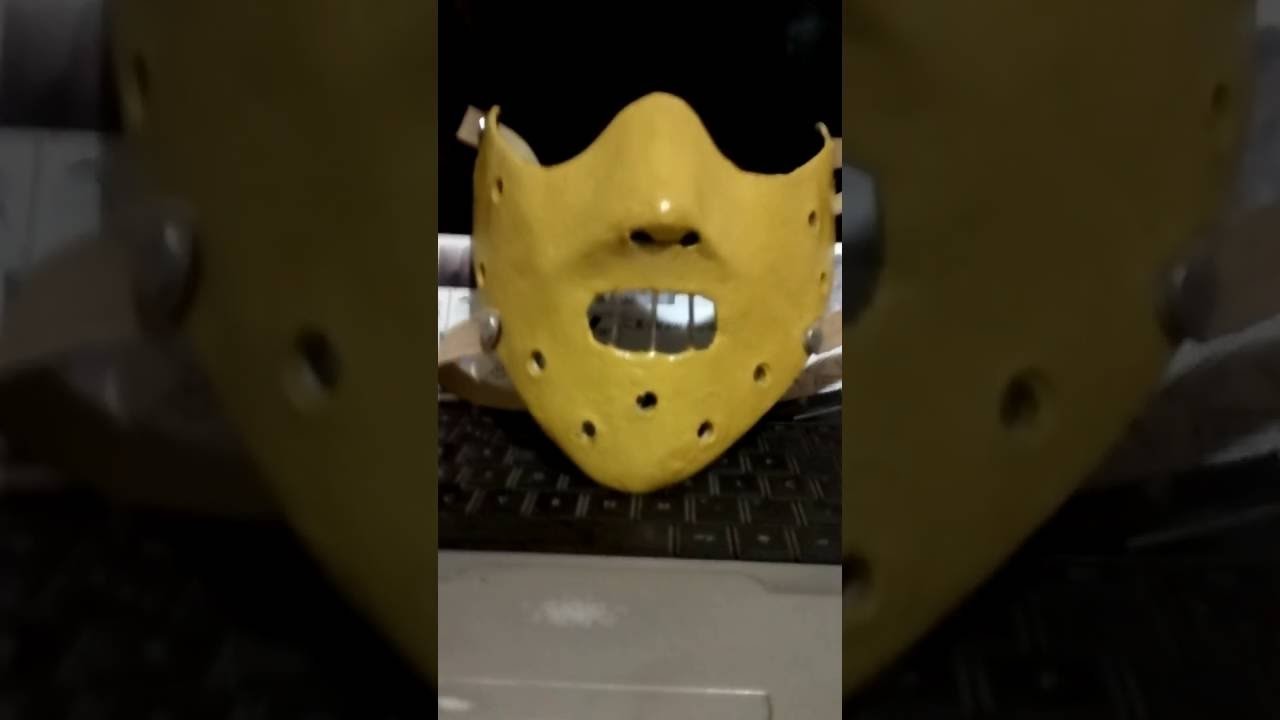 Como fazer a mascara do Hannibal lecter.DIY
