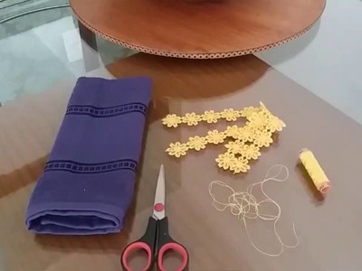 Diy-toalha decorada