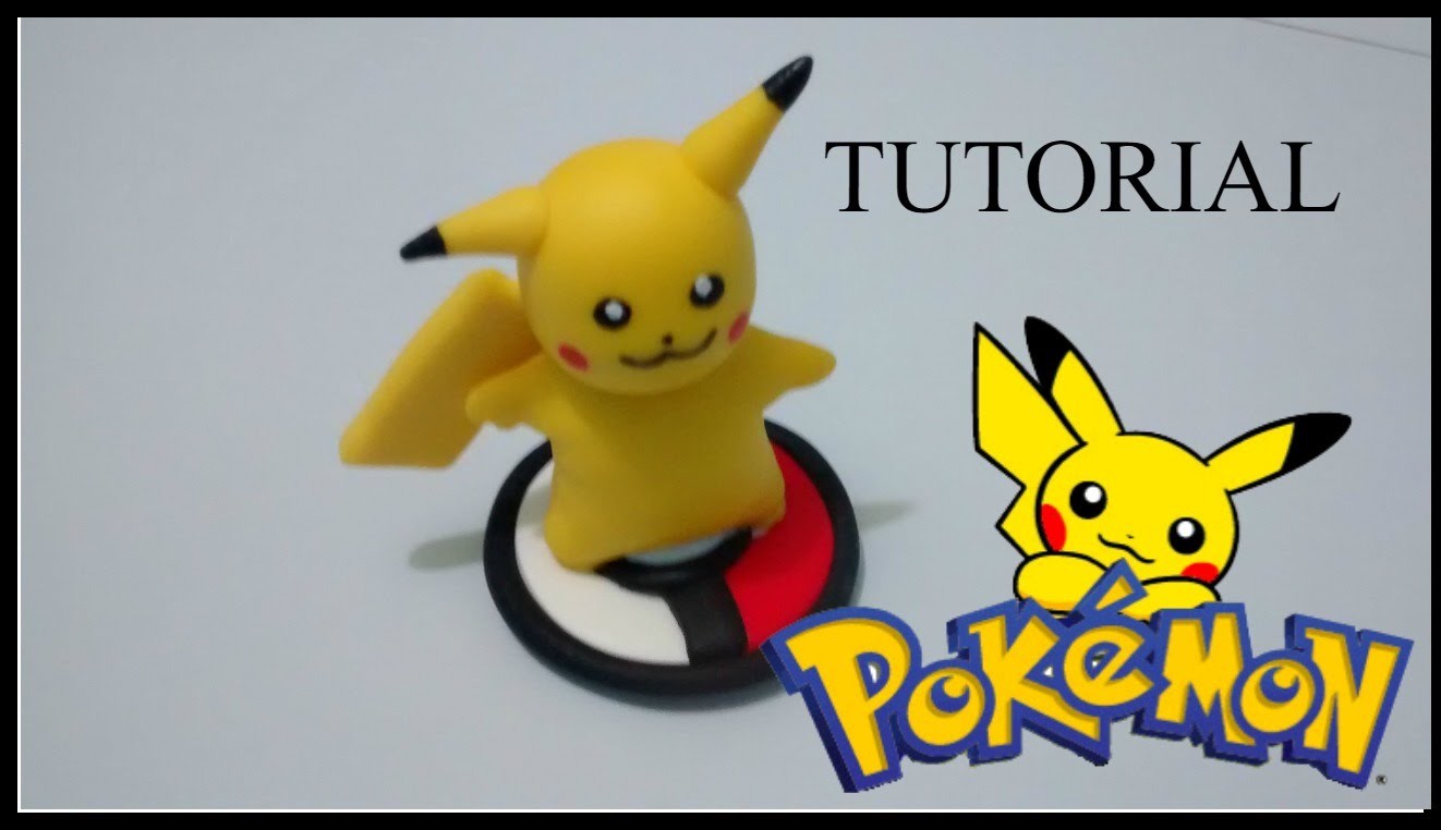 DIY : TOPO DE BOLO PIKACHU  ( BISCUIT )