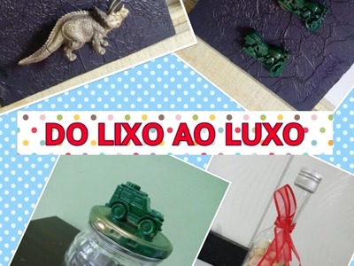 DIY TRÊS IDÉIAS DE DECORAÇÃO RECICLANDO DO LIXO AO LUXO