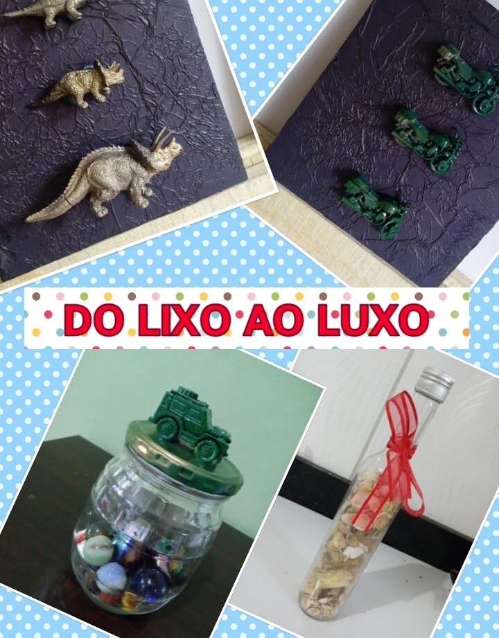 DIY TRÊS IDÉIAS DE DECORAÇÃO RECICLANDO DO LIXO AO LUXO