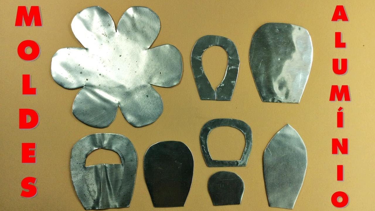Molde de Alumínio para fazer Flores, Borboletas - Passo a Passo - DIY