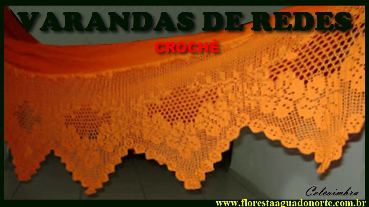 Amazônia - Crochê - Artesanato - Varandas de Rede - Coloridas - Celcoimbra -  FAN