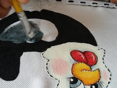Artesanato da cida pintando a galinha parte 2