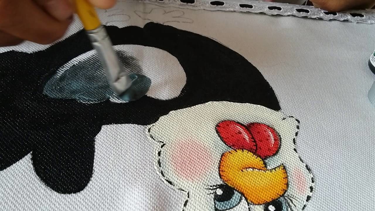 Artesanato da cida pintando a galinha parte 2