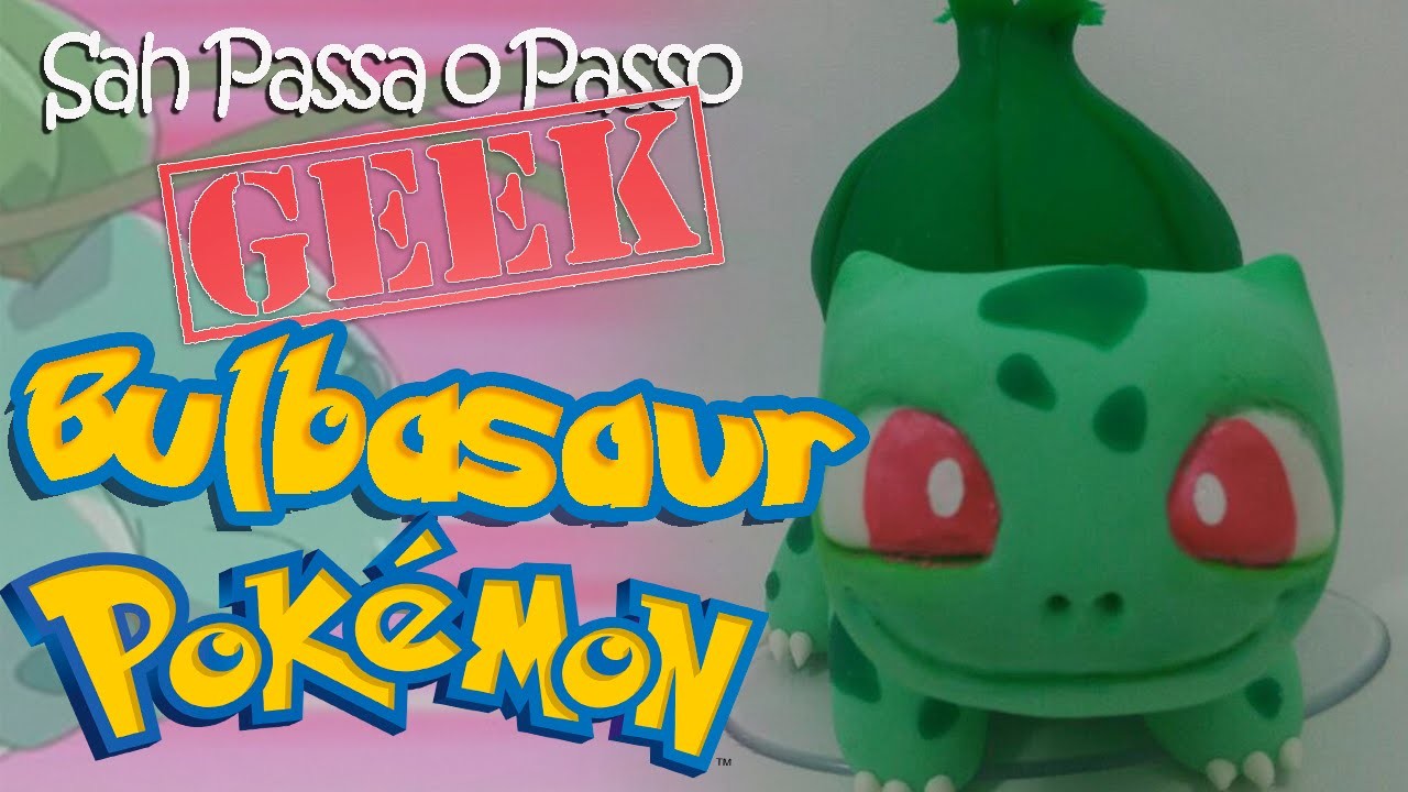 DIY - Bulbasaur (Pokémon) em Biscuit - Sah Passa o Passo GEEK