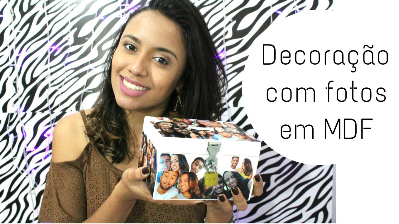 DIY: Decoração com Fotos em MDF