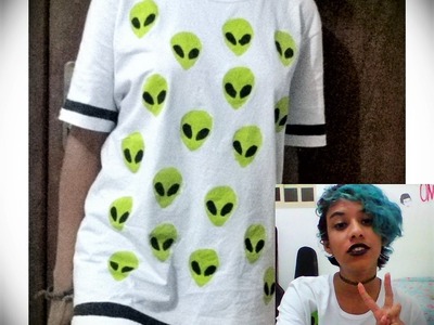 DIY: Camisa com estampa de ET
