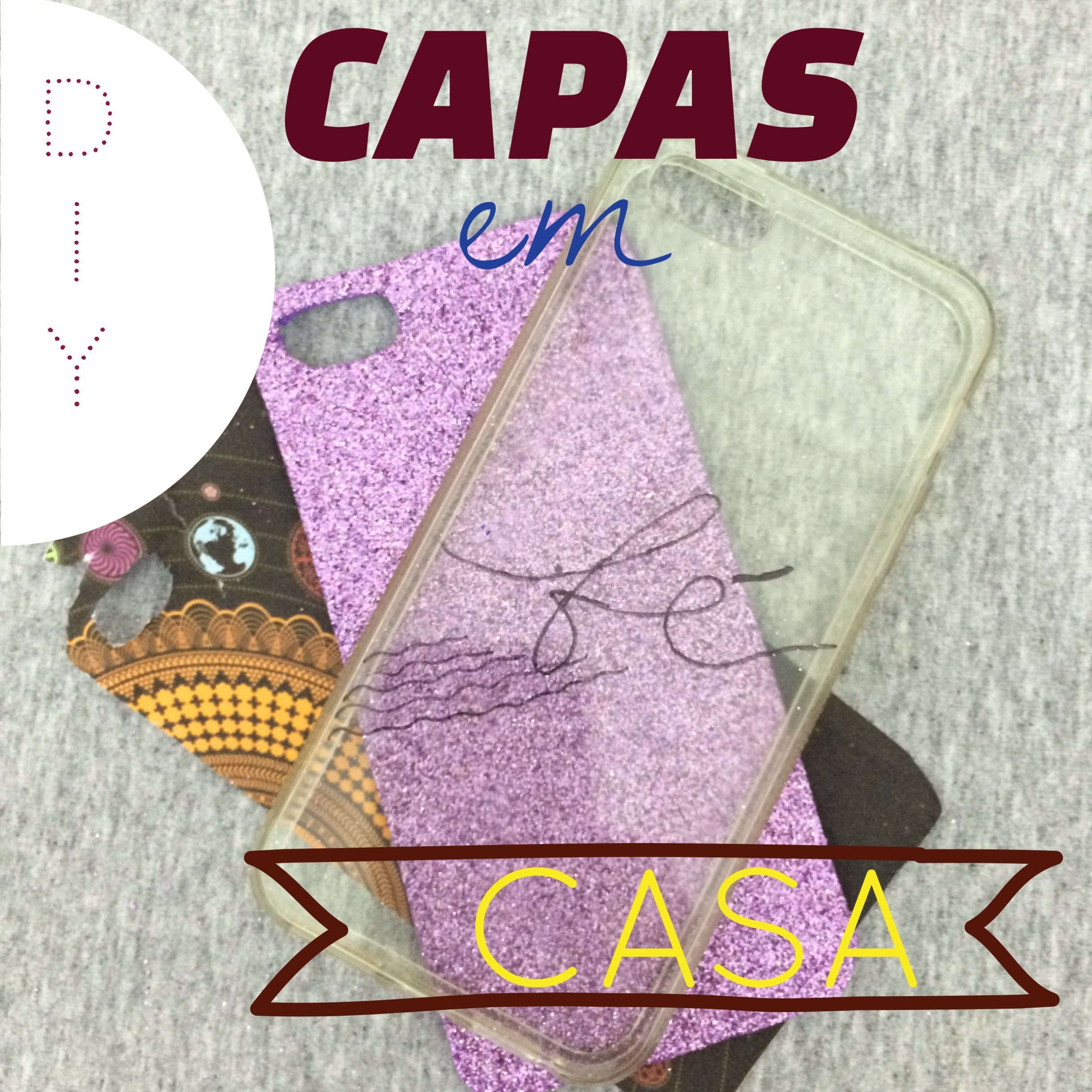 DIY: CAPAS EM CASA GASTANDO POUQUÍSSIMO | FAÇA VOCÊ MESMO