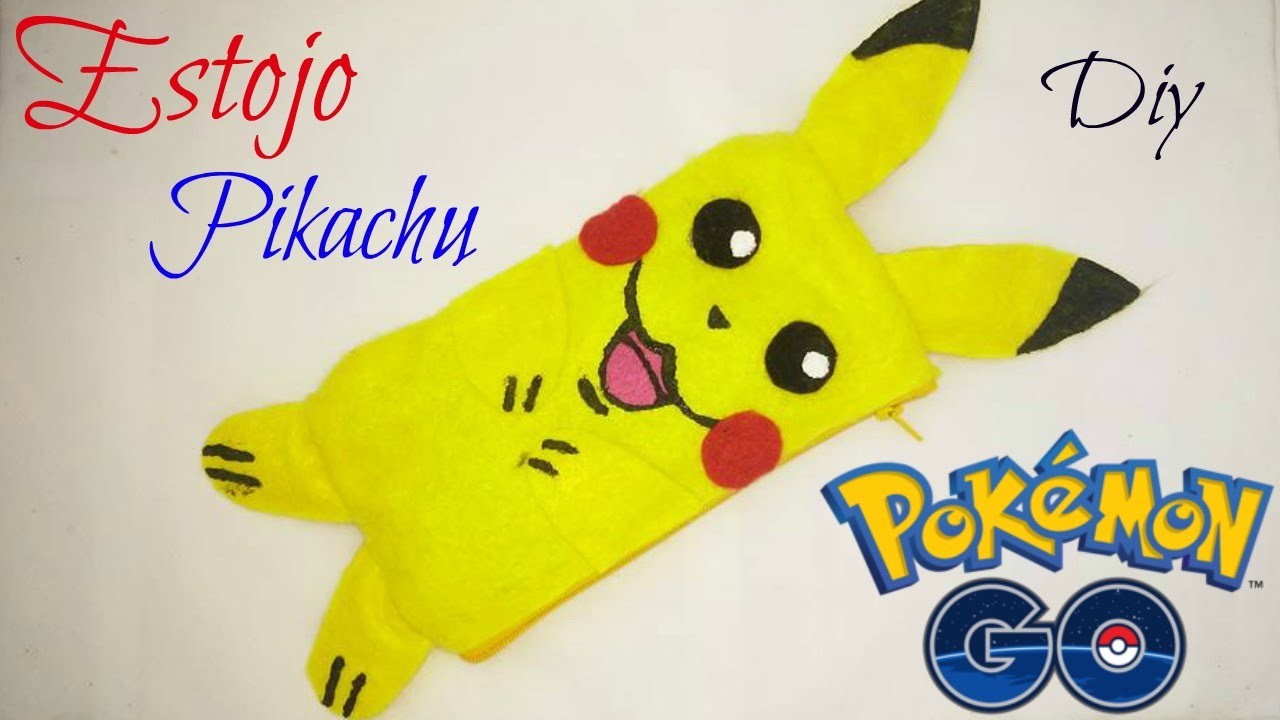 Estojo pikachu | Diy