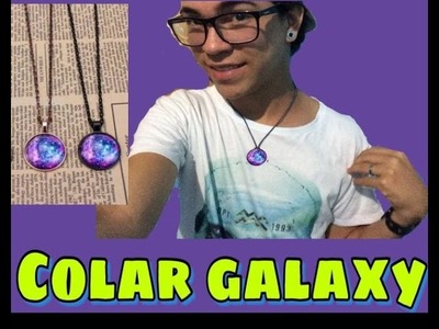 DIY | faça um colar galaxy sem gastar nada