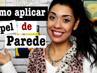 DIY aplicar PAPEL DE PAREDE ADESIVO | CENÁRIO NOVO| HELEN HETMANEK