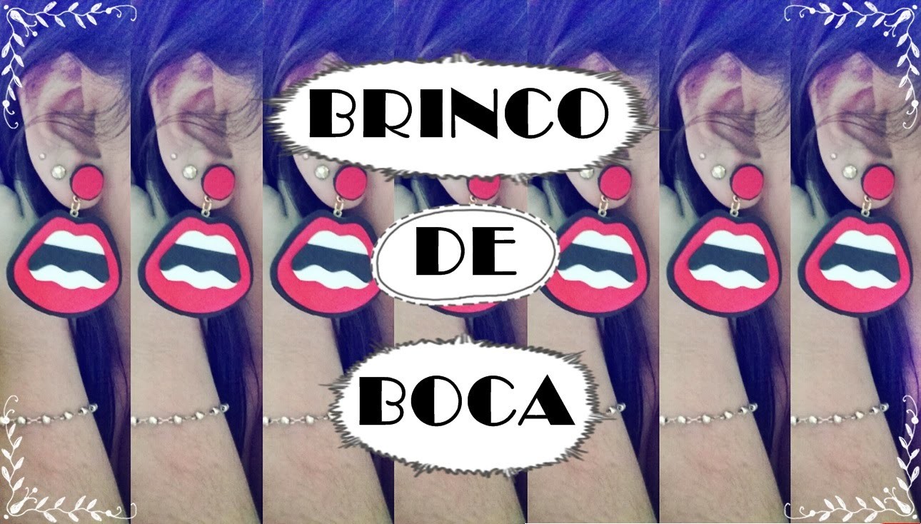 DIY BRINCO DE BOCA - LETÍCIA ZAPAROLLI