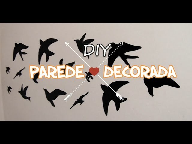 DIY - COMO DECORAR A PAREDE COM PAPEL CONTACT (CENÁRIO)