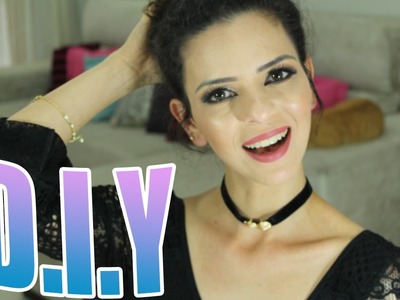 DIY :FAÇA VC MESMO Gargantilha por 5 reais (CHOKER)