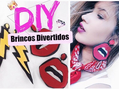 DIY: Maxi Brincos Divertidos || Funny Earring