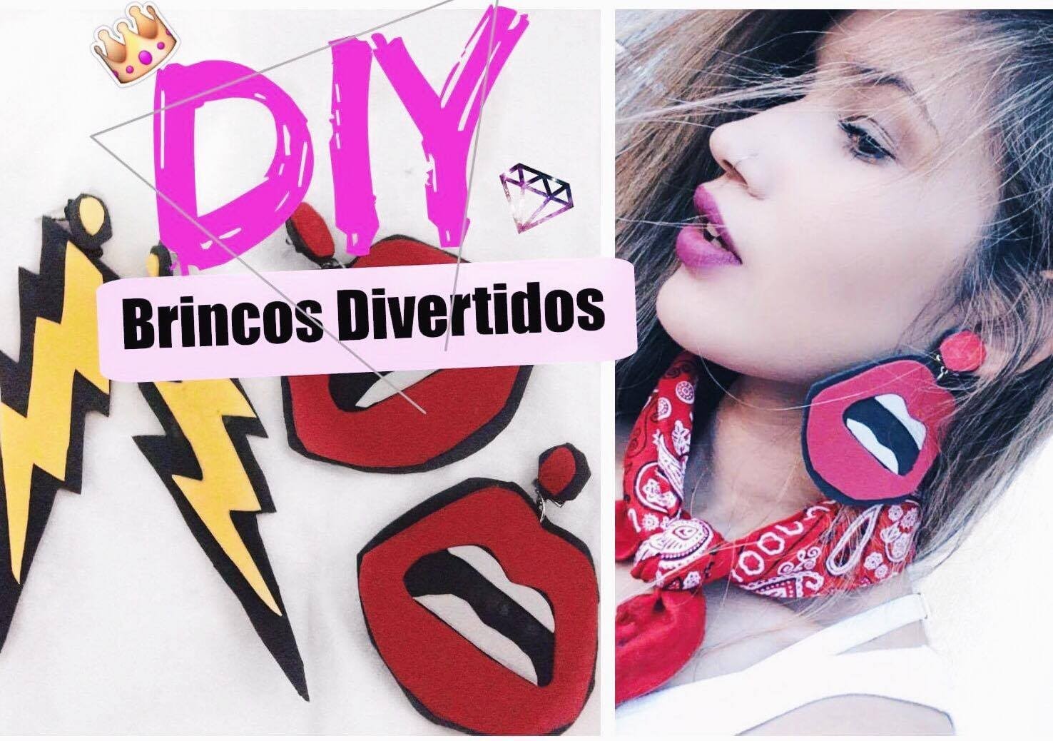 DIY: Maxi Brincos Divertidos || Funny Earring