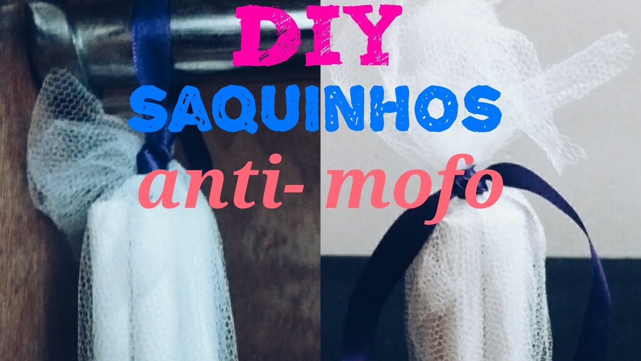DIY: Saquinhos anti- mofo de giz. super funciona
