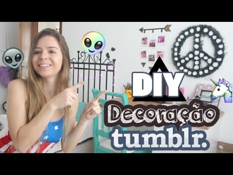 DIY - Decoração de quarto Tumblr