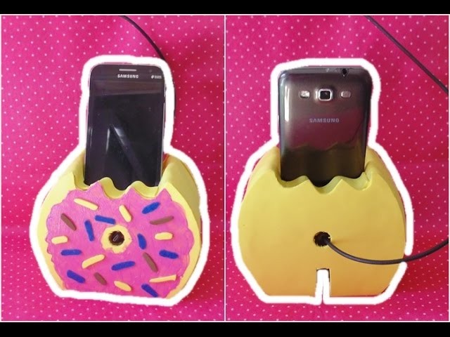 DIY: Donut carregador de celular