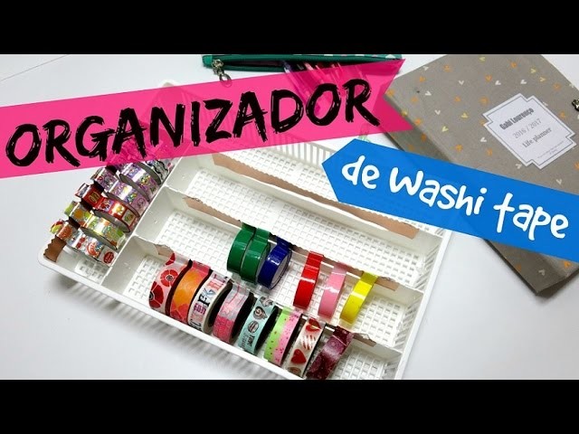 DIY ORGANIZADOR DE WASHI TAPE | #POCFazendoArte Ep. 51