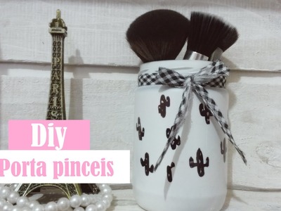 Diy Porta Pinceis Fofo