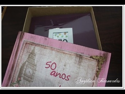 Homenagem em SCRAPBOOK para a Lurdes | Angel com Arte