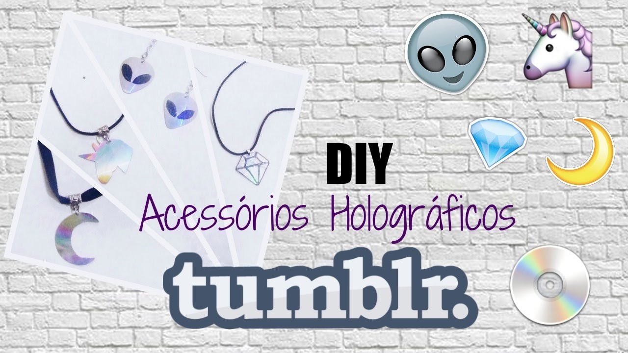 DIY: Acessórios Holográficos Tumblr + Patch