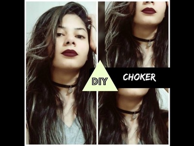 Diy choker fácil !