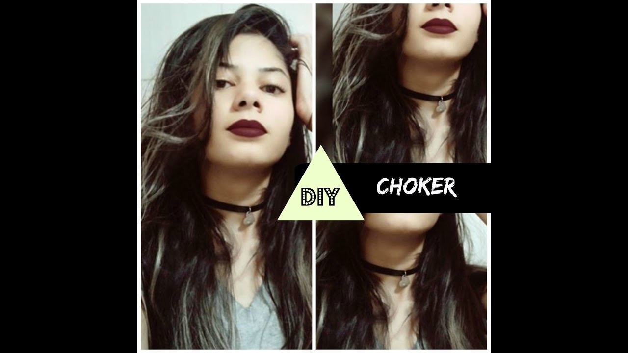 Diy choker fácil !