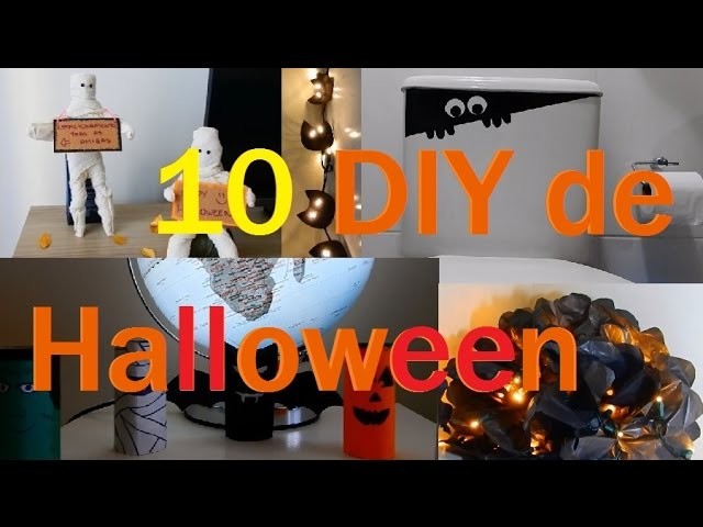10 Decoração de Halloween DIY