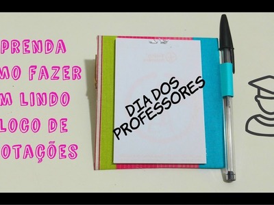 DIY Bloco de anotações para o Dia dos Professores